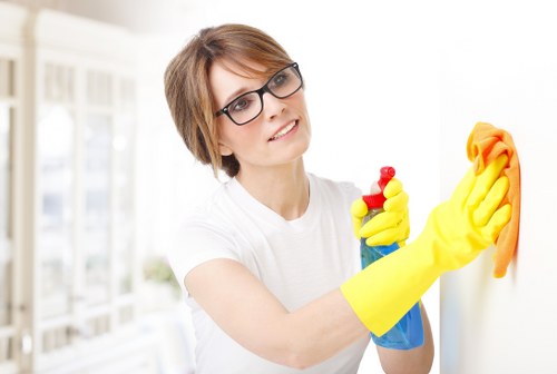 Local rug cleaning team handling a rug in Bayswater with care