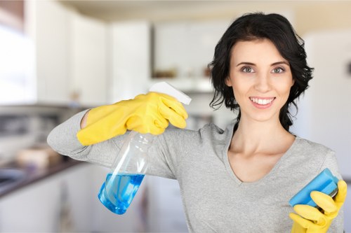 After builders cleaning in a Bayswater property with renovation dust removal