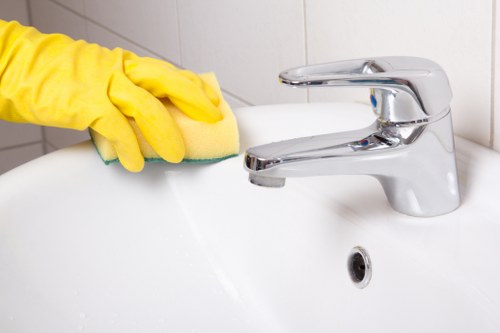 Kitchen deep cleaning during a move-out service in Bayswater